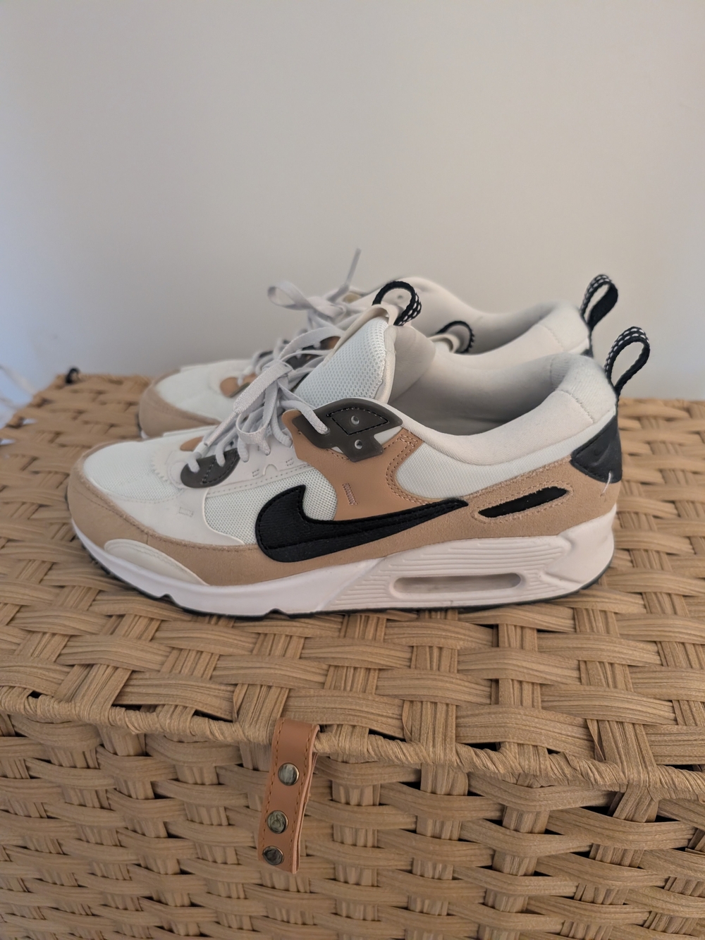 Nike Women's Air Max 90 Futura - White & Tan